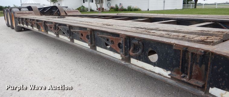 image for item HM9602 1996 Fontaine TB50NGB lowboy equipment trailer