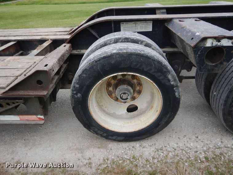 image for item HM9602 1996 Fontaine TB50NGB lowboy equipment trailer