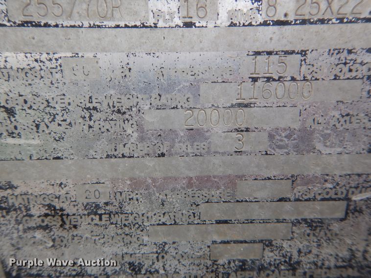 image for item HM9602 1996 Fontaine TB50NGB lowboy equipment trailer