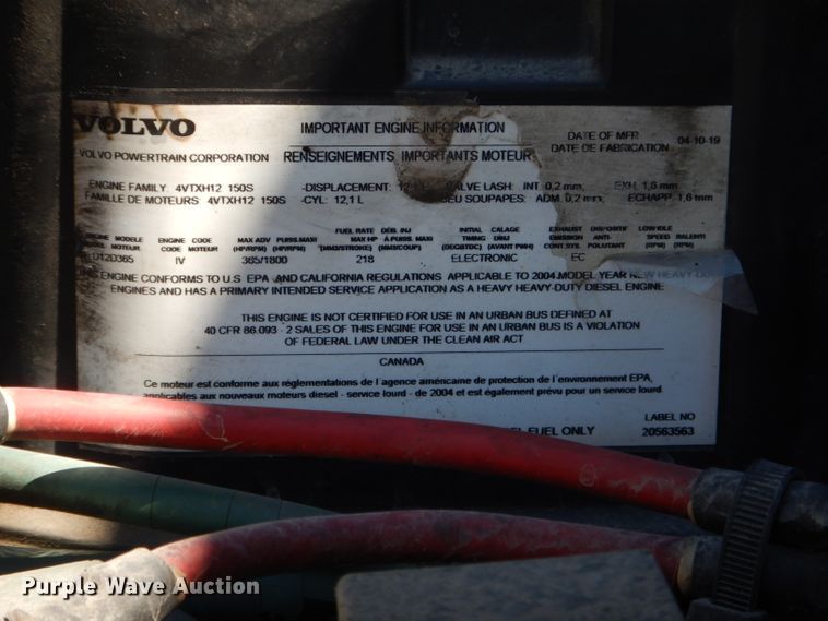 image for item HM9607 2005 Volvo VN  semi truck