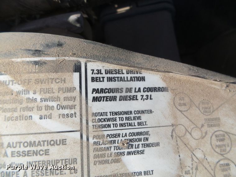 image for item DD0431 2000 Ford F250 Super Duty XLT  SuperCab flatbed pickup truck