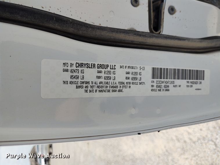 image for item DE6939 2013 Dodge Charger Police