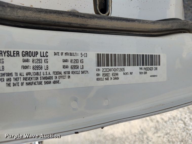 image for item DE6939 2013 Dodge Charger Police