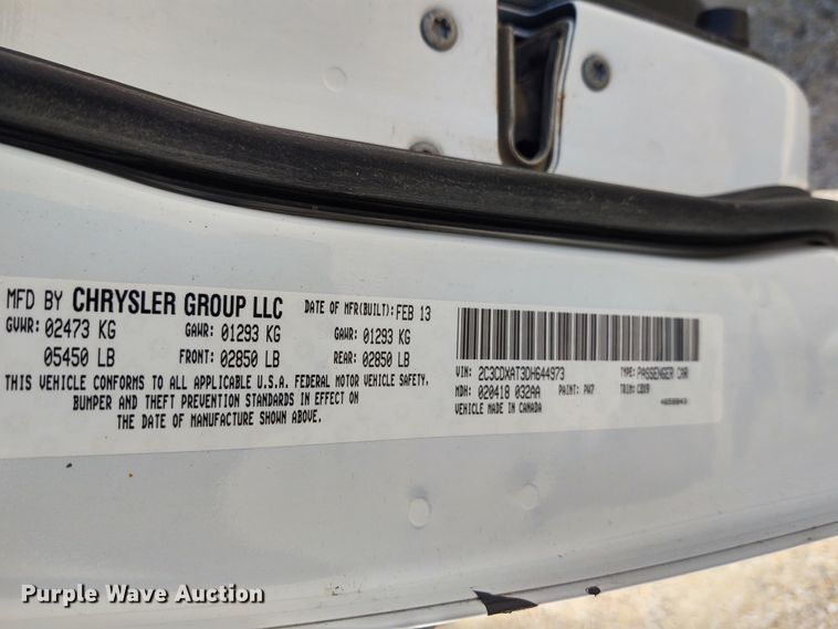 image for item DE6941 2013 Dodge Charger Police