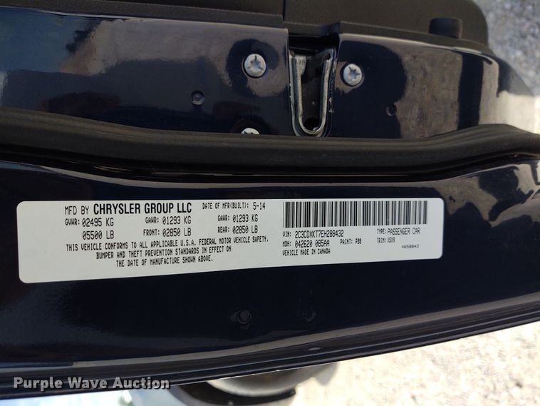 image for item DE6944 2014 Dodge Charger Police