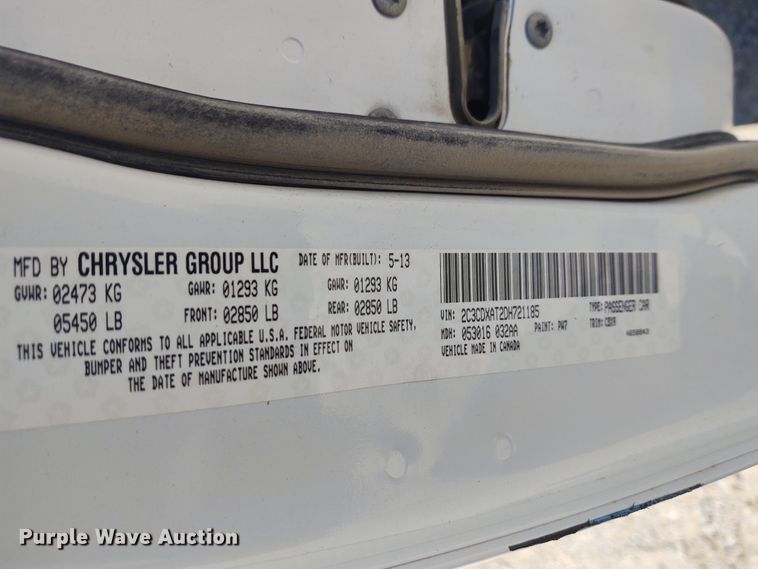 image for item DE6948 2013 Dodge Charger Police