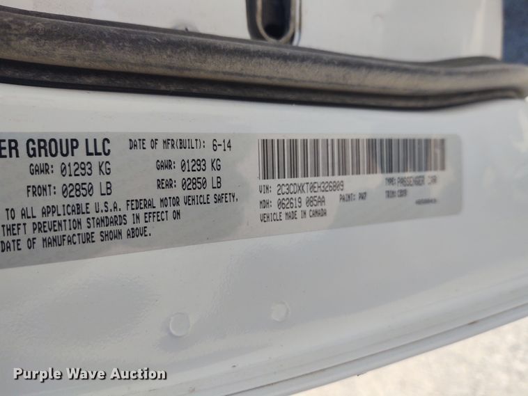 image for item DE6951 2014 Dodge Charger Police