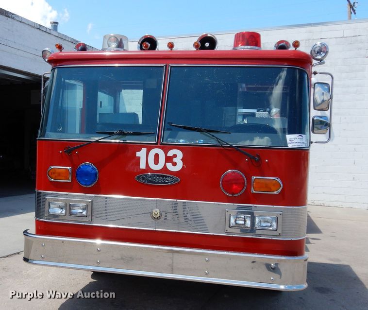image for item DF4236 1981 Oshkosh Pierce Arrow E1055  pumper fire truck