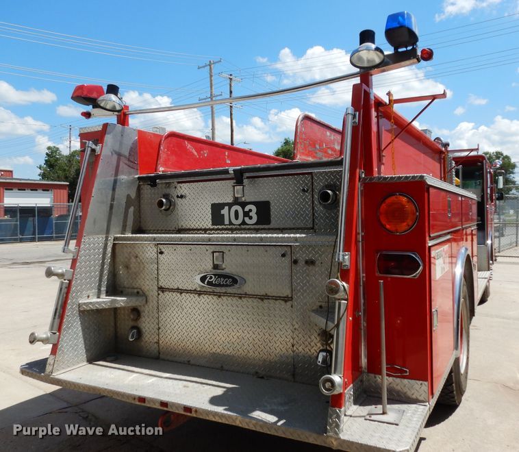 image for item DF4236 1981 Oshkosh Pierce Arrow E1055  pumper fire truck