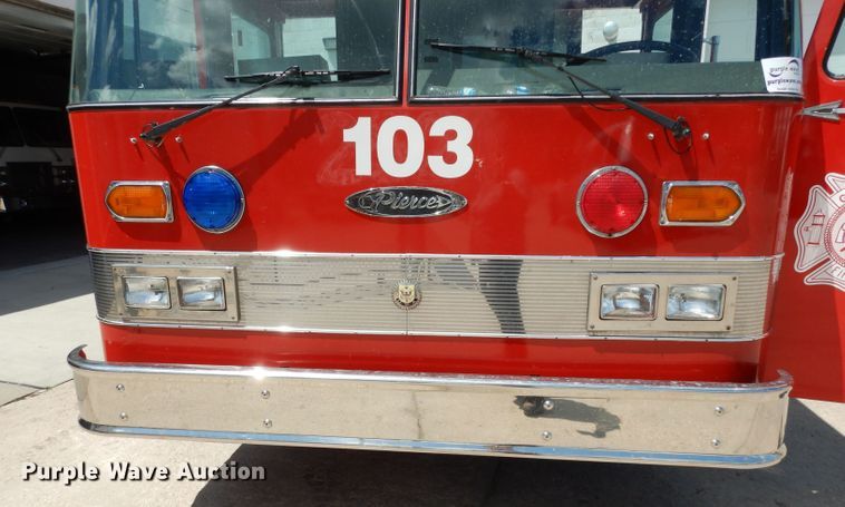 image for item DF4236 1981 Oshkosh Pierce Arrow E1055  pumper fire truck