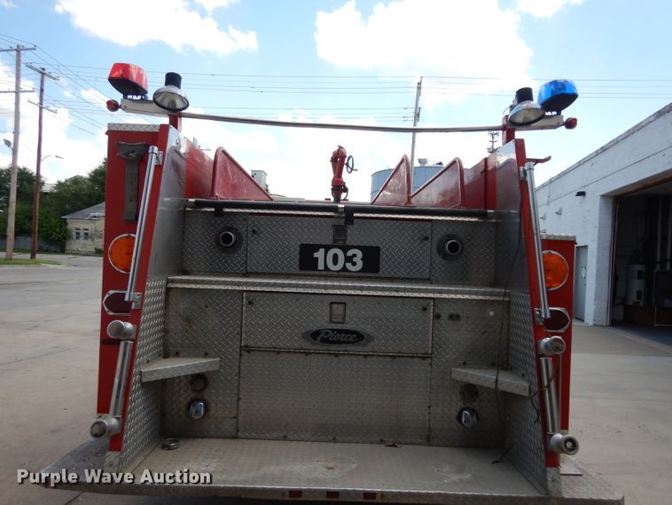 image for item DF4236 1981 Oshkosh Pierce Arrow E1055  pumper fire truck