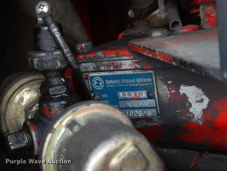 image for item DF4236 1981 Oshkosh Pierce Arrow E1055  pumper fire truck