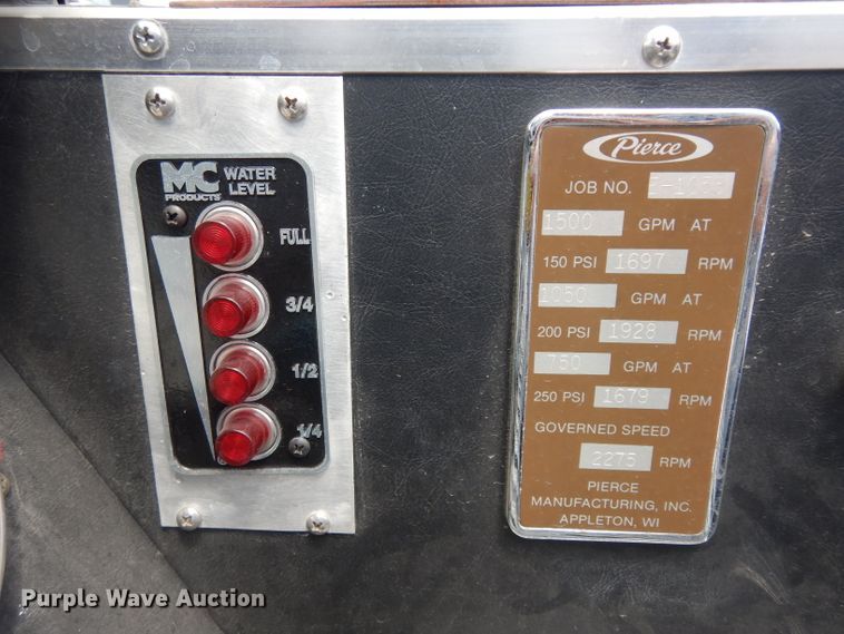 image for item DF4236 1981 Oshkosh Pierce Arrow E1055  pumper fire truck