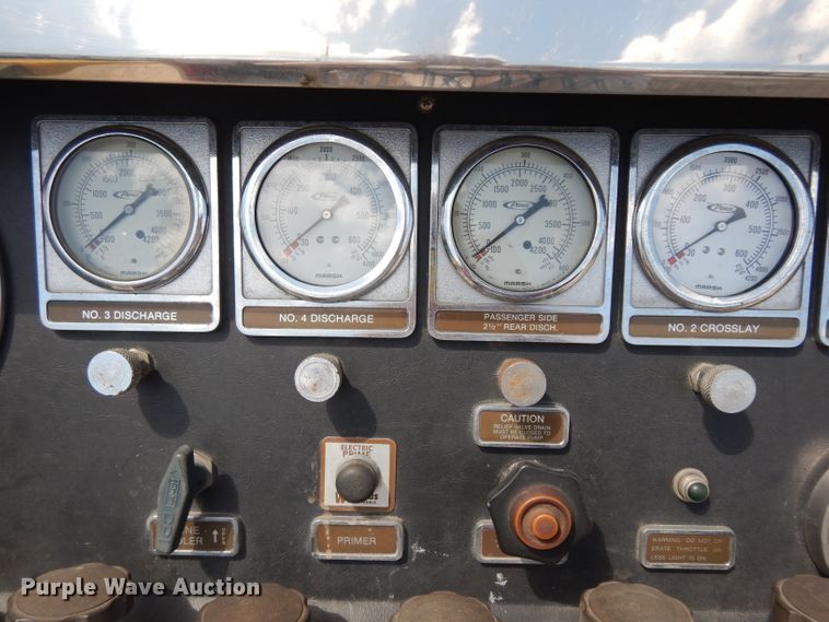 image for item DF4236 1981 Oshkosh Pierce Arrow E1055  pumper fire truck