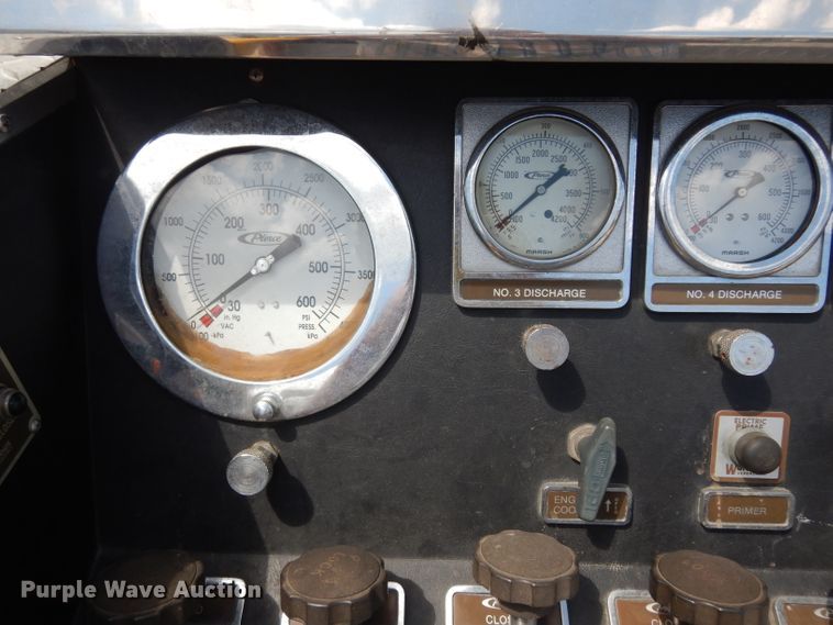 image for item DF4236 1981 Oshkosh Pierce Arrow E1055  pumper fire truck