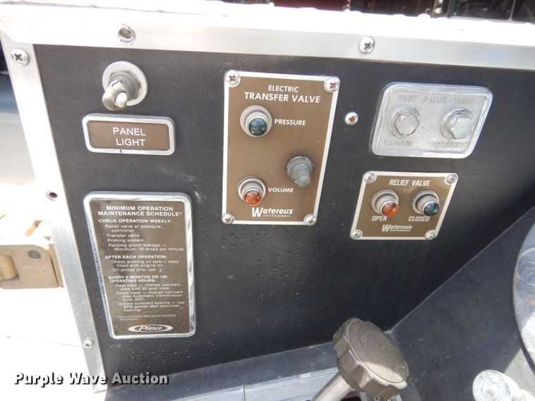 image for item DF4236 1981 Oshkosh Pierce Arrow E1055  pumper fire truck