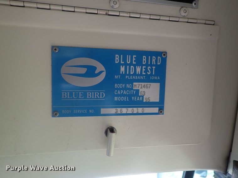 image for item DG2308 1995 Blue Bird TC2000  school bus