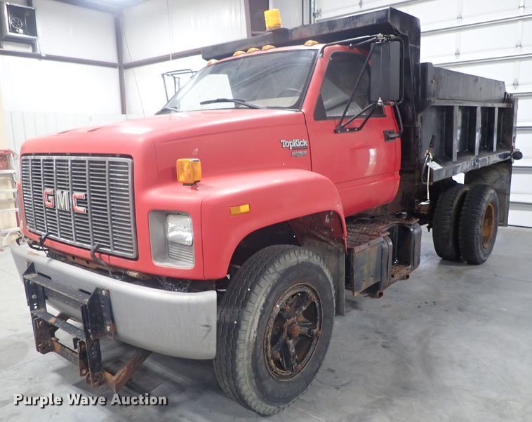 image for item DG3188 1996 GMC C7000 TopKick   dump truck