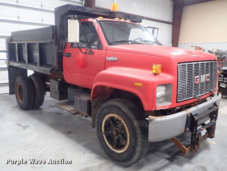 image for item DG3188 1996 GMC C7000 TopKick   dump truck
