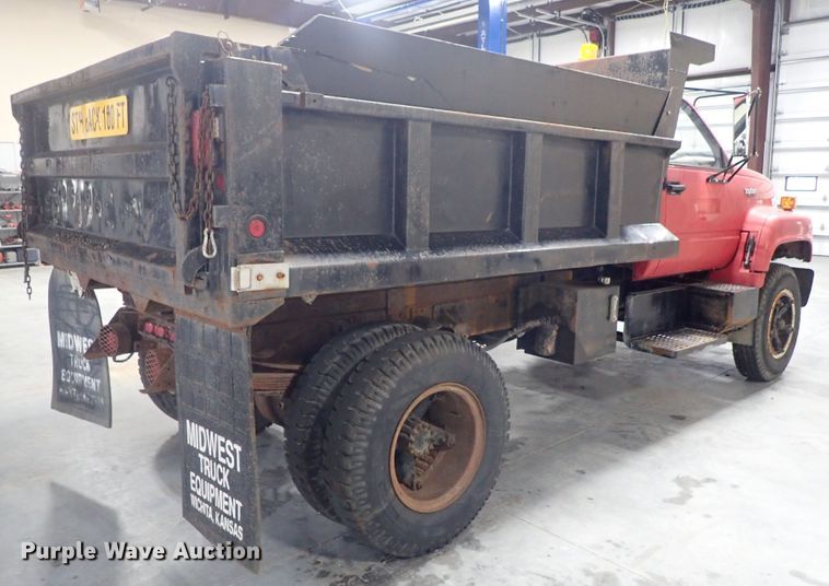 image for item DG3188 1996 GMC C7000 TopKick   dump truck