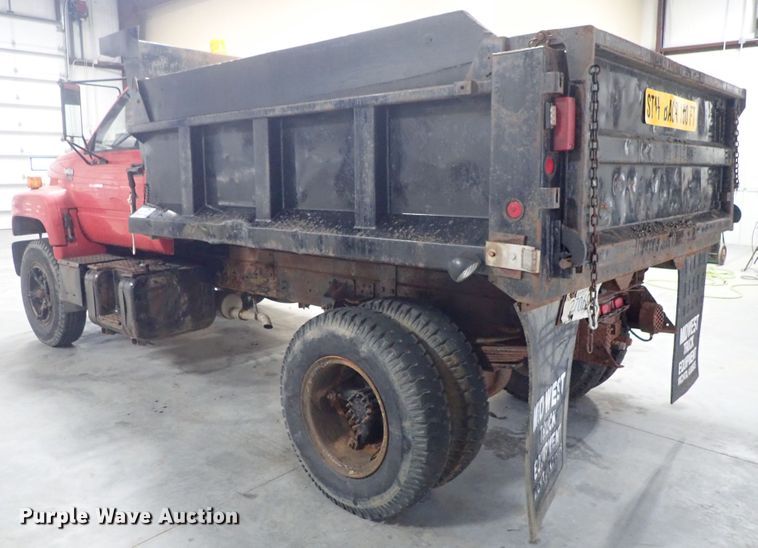 image for item DG3188 1996 GMC C7000 TopKick   dump truck