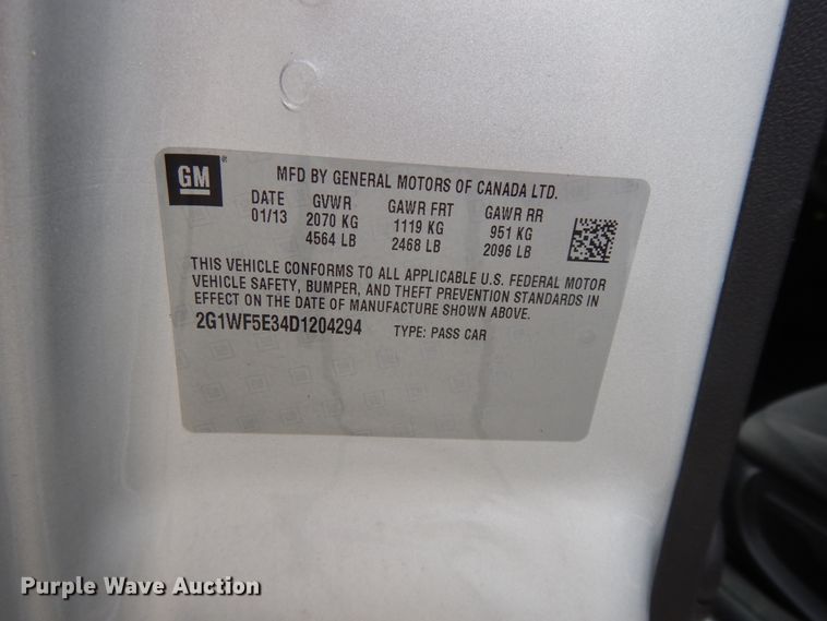 image for item DG7913 2013 Chevrolet Impala