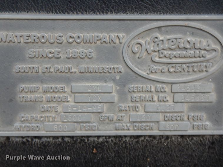 image for item DG7918 1995 Spartan 5188 280  pumper ladder fire truck