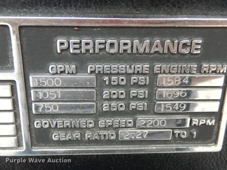 image for item DG7918 1995 Spartan 5188 280  pumper ladder fire truck