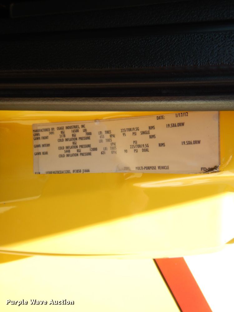 image for item DG7977 2012 Ford F450 Super Duty XLT  ambulance