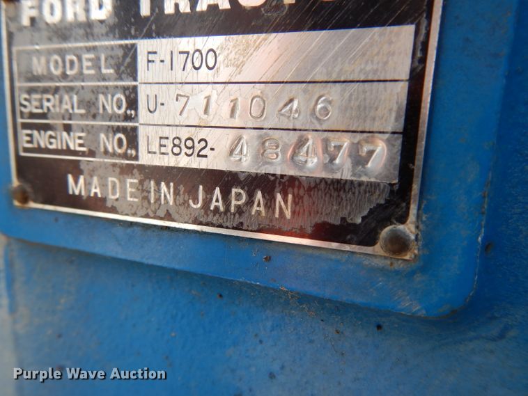 image for item DI5258 Ford F1700  tractor