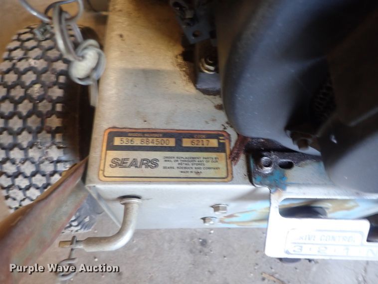 image for item GS9280 Sears 5/22 snow blower