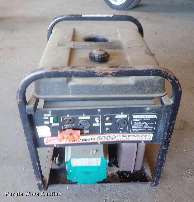 image for item GS9283 Coleman Powermate 5000 generator