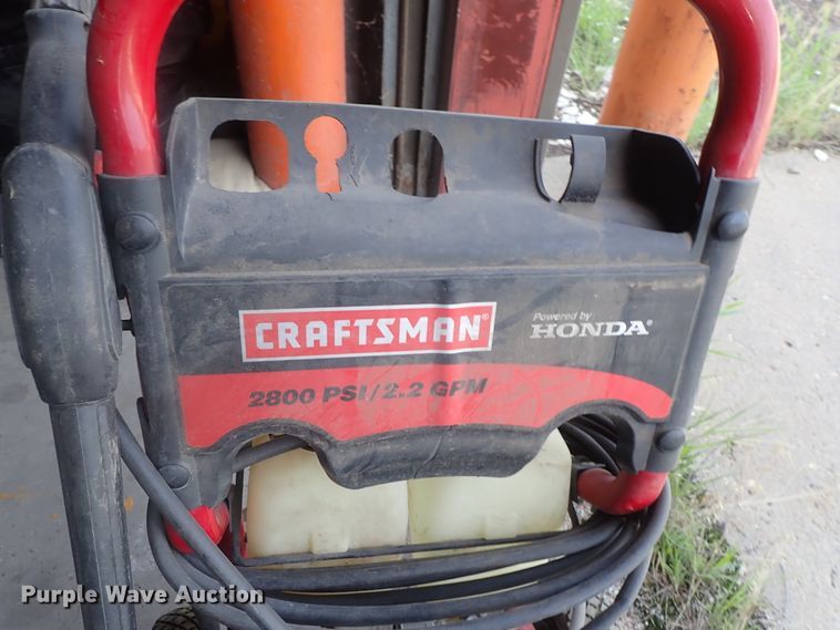 image for item GS9287 Craftsman pressure washer