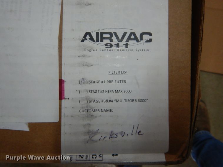 image for item HM9633 (6) Air Vacuum Corporation 911 air filters