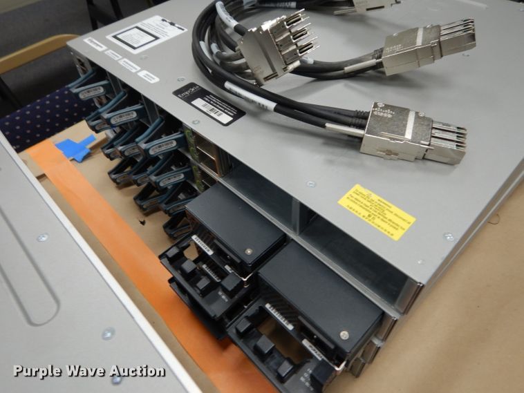 image for item HV9347 (12) Cisco Catalyst 3850 48PoE+ network switches