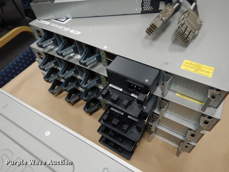 image for item HV9347 (12) Cisco Catalyst 3850 48PoE+ network switches