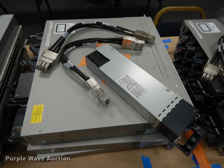 image for item HV9347 (12) Cisco Catalyst 3850 48PoE+ network switches