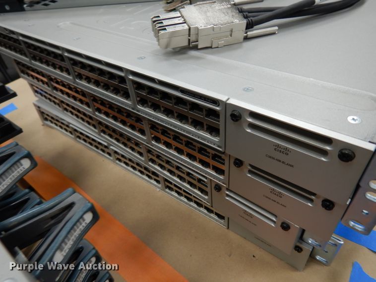 image for item HV9347 (12) Cisco Catalyst 3850 48PoE+ network switches