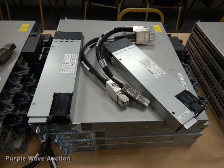 image for item HV9347 (12) Cisco Catalyst 3850 48PoE+ network switches