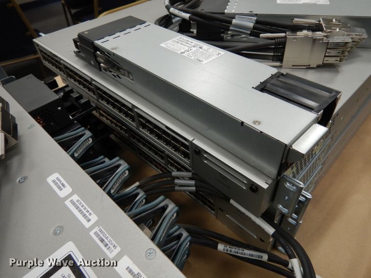 image for item HV9347 (12) Cisco Catalyst 3850 48PoE+ network switches