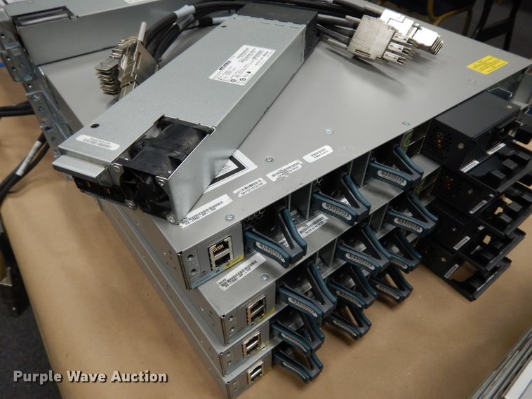 image for item HV9347 (12) Cisco Catalyst 3850 48PoE+ network switches