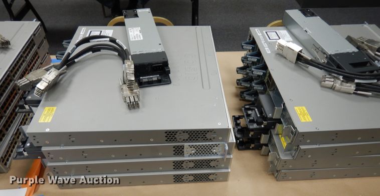 image for item HV9348 (12) Cisco Catalyst 3850 48P0E+ network switches