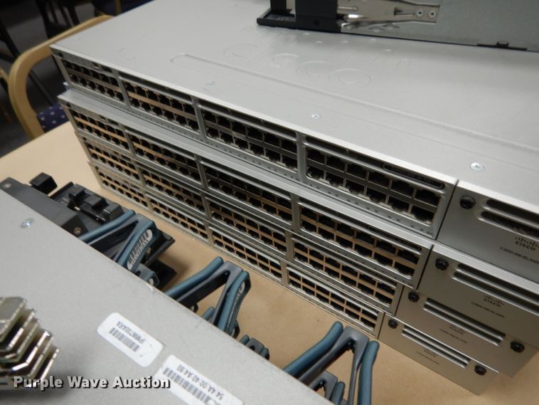 image for item HV9348 (12) Cisco Catalyst 3850 48P0E+ network switches