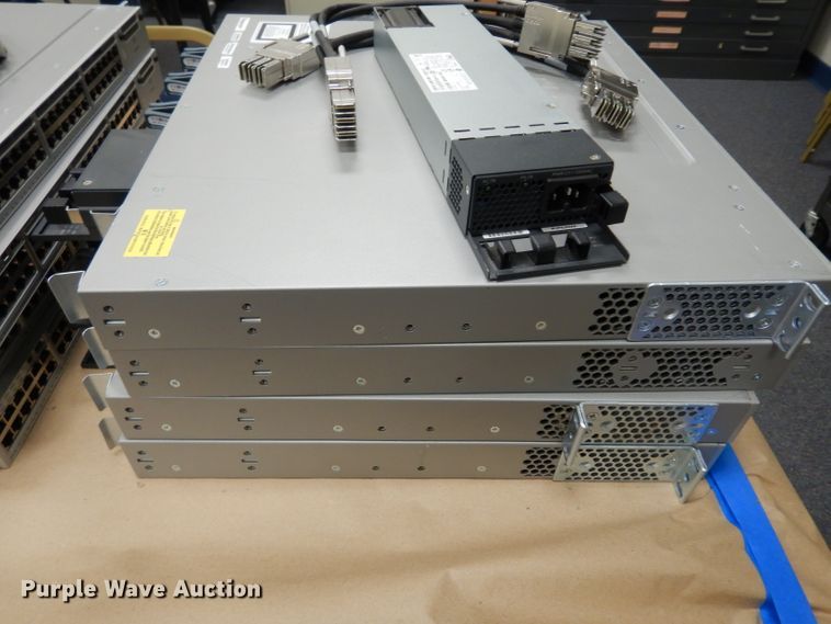 image for item HV9348 (12) Cisco Catalyst 3850 48P0E+ network switches