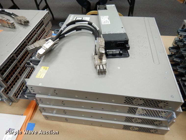 image for item HV9348 (12) Cisco Catalyst 3850 48P0E+ network switches