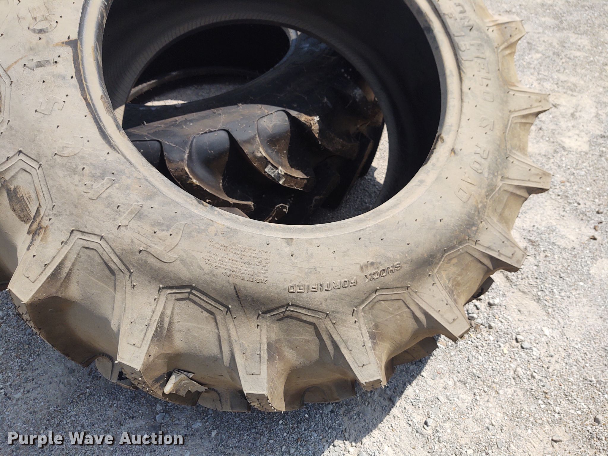 (2) 18.4R30 Radial tires in El Dorado, KS | Item DE6934 sold | Purple Wave
