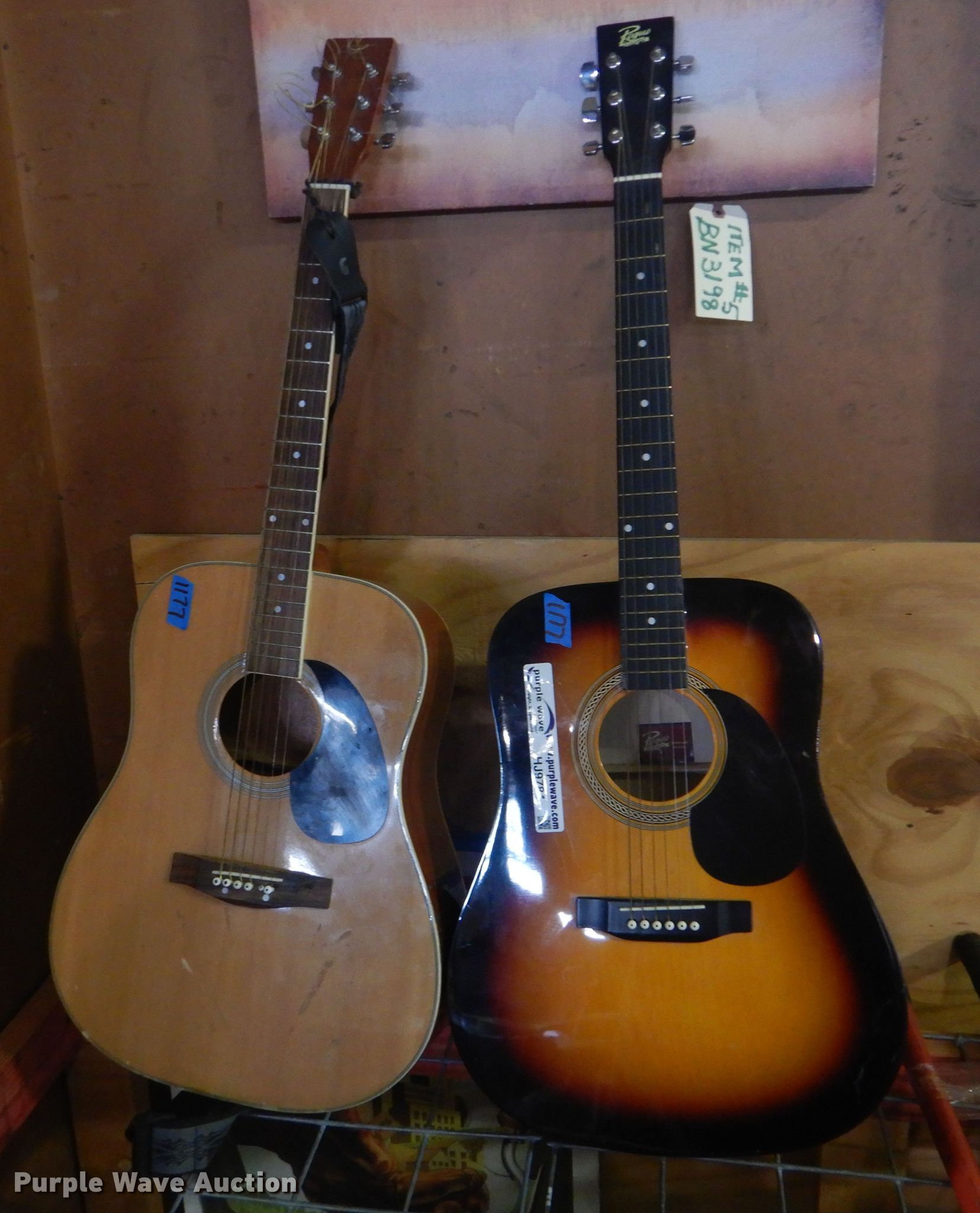 (2) guitars in Tulsa, OK Item HJ9784 sold Purple Wave