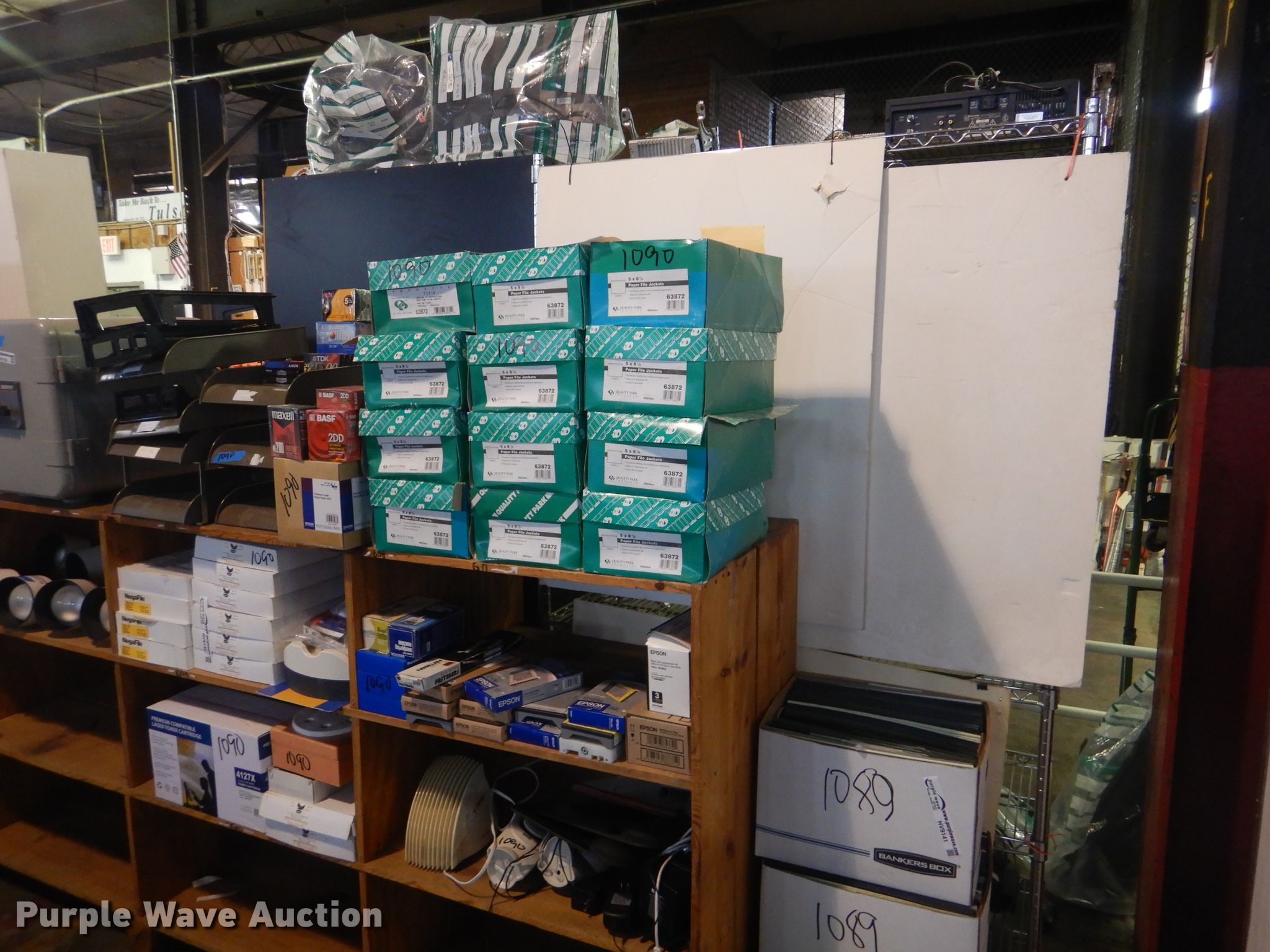 Office supplies in Tulsa, OK Item HV9140 sold Purple Wave