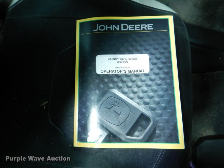 image for item DD2521 2012 John Deere Gator RSX 850i  utility vehicle