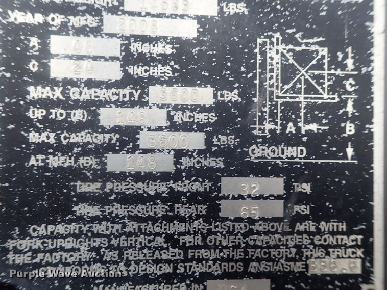 image for item DG2334 2008 Manitou KDHAWK30-2H  forklift